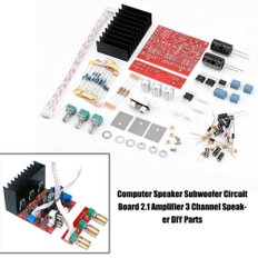 Fosa 3 2.1 DC 12V 1.5A 앰프 회로 보드 컴퓨터 스피커 서브 우퍼 앰프 회로 보드 채널 스피커