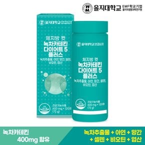 체지방 컷 녹차카테킨 다이어트5 플러스 120정x1개(2개월분)