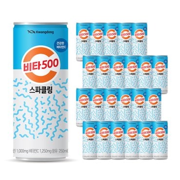  광동 비타500F 스파클링 250ml(캔) x 24입 -