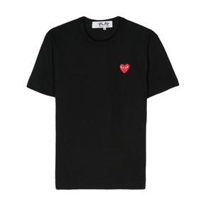 24SS 꼼데가르송 반팔 티셔츠 AXT08D Black