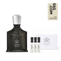 크리드 [SSG단독/상품권] 러브 인 블랙 75ml (바이얼 1.7ml x 3 추가 구성)