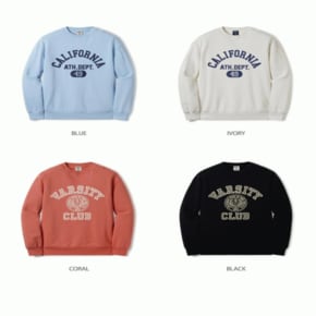 공용 캘리포니아 레터 맨투맨 California Letter Sweatshirt_A WHMWE2392U