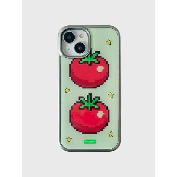 Retro tomato Silver Epoxy case