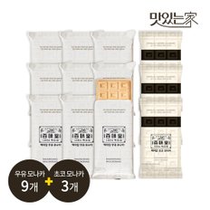 백미당 모나카 아이스크림 12개(우유맛9개,초코맛3개)