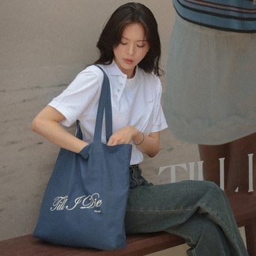 틸아이다이 Lettering logo eco bag TISU04AH01_[6color]