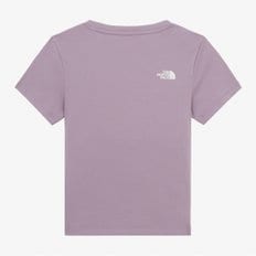[노스페이스 공식] NT7UR33C 여성 애니브라 반팔 티셔츠_GRAYISH LILAC