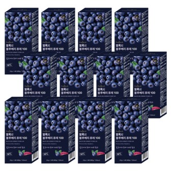  포어퀸즈 빌록시 블루베리 퓨레 100 12박스