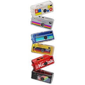 코닥 차메라 1987 케이스 투명 키체인 키링 커버 보호 챠메라