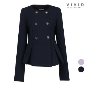 비비드시크릿가너 VIVID 여성 페플럼 봄가을 정장자켓_P335729254