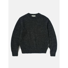 Multi-tweed Sweater (BLACK)