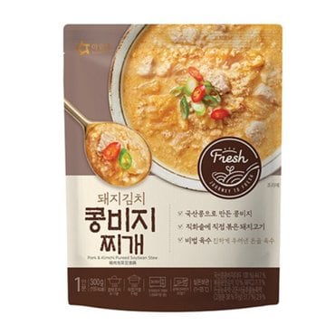 아워홈 [푸른들마켓][아워홈] 돼지김치콩비지찌개300g