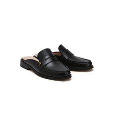 [Lux Pinch Penny Mule] 블랙 여성 블로퍼 [WIDTH:B] CHSO4E181BK