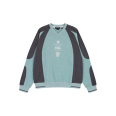 `[골라] 남녀공용 COLOR BLOCK SWEAT SHIRTS [MINT]