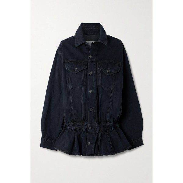 루빅 데님 페플럼 재킷 46376663162939642