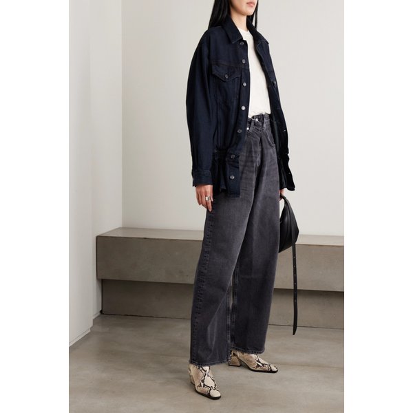 루빅 데님 페플럼 재킷 46376663162939642