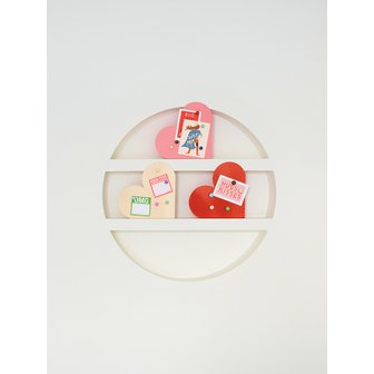 스티치치 컬러드랍 하트 메모보드