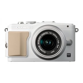 OLYMPUS 미러리스 SLR PEN Lite E-PL5 렌즈 키트 화이트 E-PL5 LKIT WHT