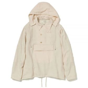 오라리 오라리 AIRY WOOL VIYELLA PO ANORAK IVORYwhite (A23AP01VT) (에어리 울 비옐라 아노락