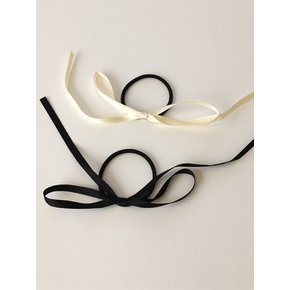 ribbon hair tie (thin set)