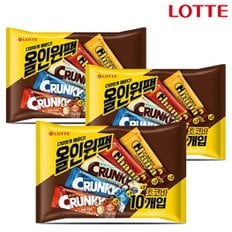  롯데 초코바 올인원팩 368gX3개