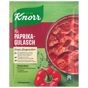  Knorr 크노르 픽스 파프리카 굴라쉬 소스 48g