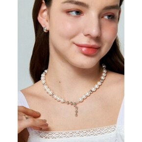 Pearl Heavy Style Silver Necklace In431 [Silver]