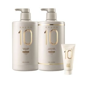 미쟝센 살롱10 단백질 샴푸 990ml+트리트먼트 에센스팩(극손상)990ml +트리트먼트30ml