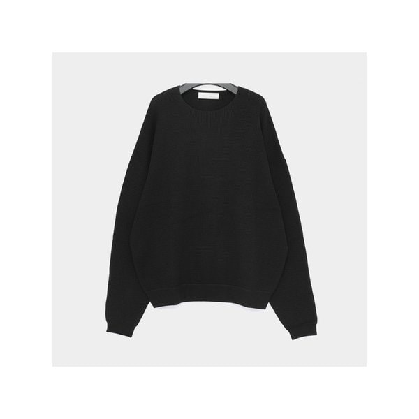 에센셜 와플 크루넥 90S 남성 니트 192HO256161F