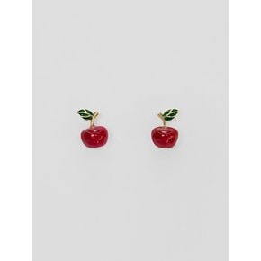 golden apple earrings