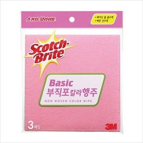 3M 부직포 칼라행주 3매