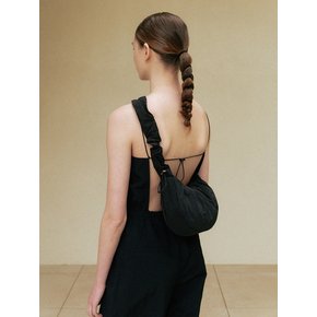 two-way shirring bag (black)