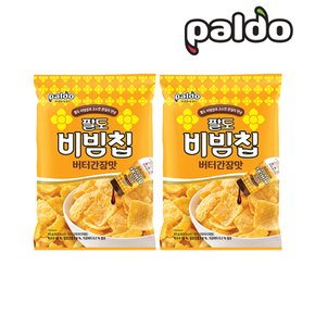 비빔칩 스낵 버터간장 80g x 2개