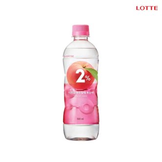  롯데칠성 2% 이프로 복숭아 500ml 24개