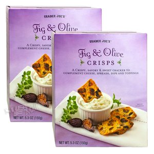  [1+1]트레이더조 무화과 & 올리브 크리스프 크래커 150g TRADER JOE`S FIG & OLIVE CRISPS