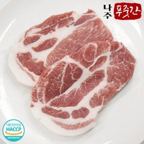 나주푸줏간 국내산 한돈 냉장 목살 2kg (500g x 4팩 구이/숯불/수육)