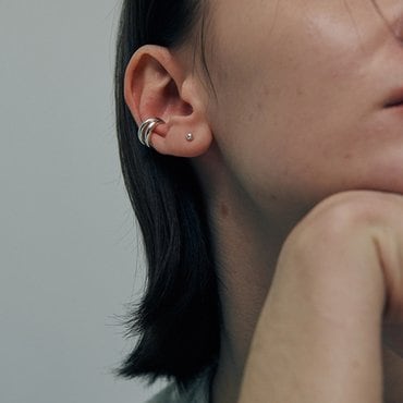 베흐트 [925 silver] Deux.silver.179 / lien earcuff (21128)