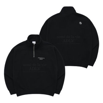 아크메드라비 BASIC LOGO NEEDLEWORK PULLOVER SWEATSHIRT BLACK 니들워크풀오버 블랙 SWPLBS-BLK