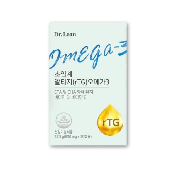 [닥터린] 닥터린 초임계 알티지 오메가3 830mg x30캡슐 1개 /sj (S18894437)