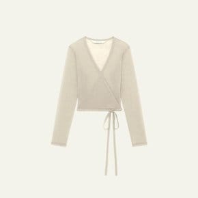 Wool Jersey Cardigan Chalk