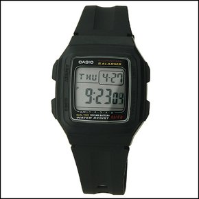 타임플래닛 CASIO F-201WA-1A 카시오 시계 우레탄밴드_