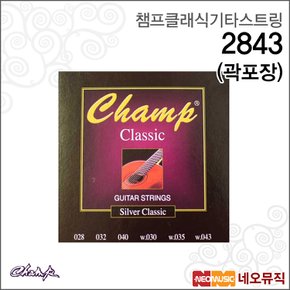 클래식 기타 스트링 Champ 2843 (곽포장) 기타줄
