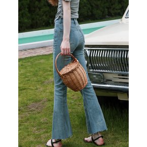 Cest_High waist retro flare pants