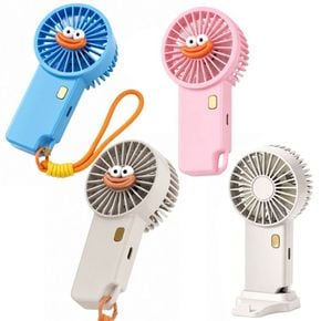 캐릭터 팬 꾸미기 미니 선풍기 휴대용 탁상용 충전식