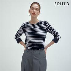 EDITED [런칭가79,000원→1만원 ↓] 에디티드  스트라이프 커프스 티셔츠 3종