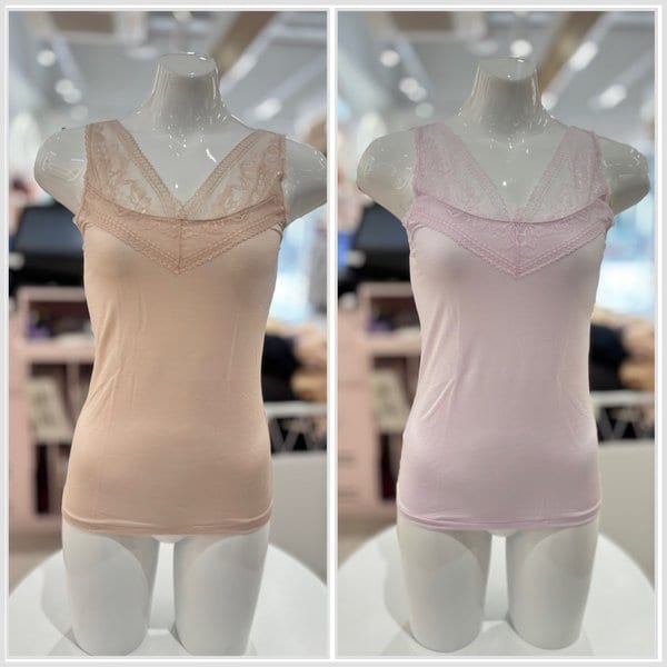 [여주점] 와코루 인견 레이스 여름 시원 냉감 여성 런닝 [WLG2523]