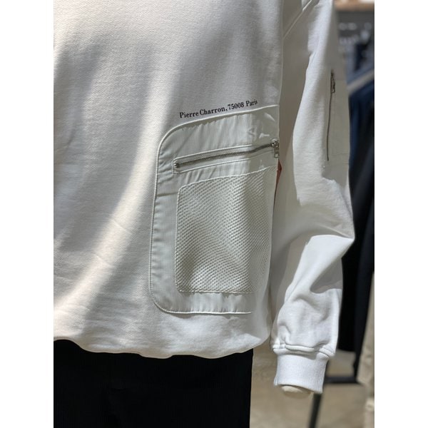 [시흥점] S/S 네트 포켓 화이트 맨투맨 (RPAMTT06A)