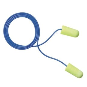 네온 연결끈 귀마개(Ear Soft Neon Corded ) - 1쌍 33dB 연결끈 귀마개 작업 소음차단