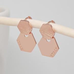 14k 이태리 펜타곤 원터치 귀걸이 OPNIE2622-1 (S6859449)