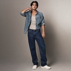 남성 90s 스트레이트핏 다크블루 텐셀 데님(4RB950G)