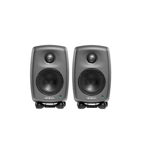 GENELEC 8010AP 콤팩트 레퍼런스 모니터 스피커 grey 그레이 페어 2